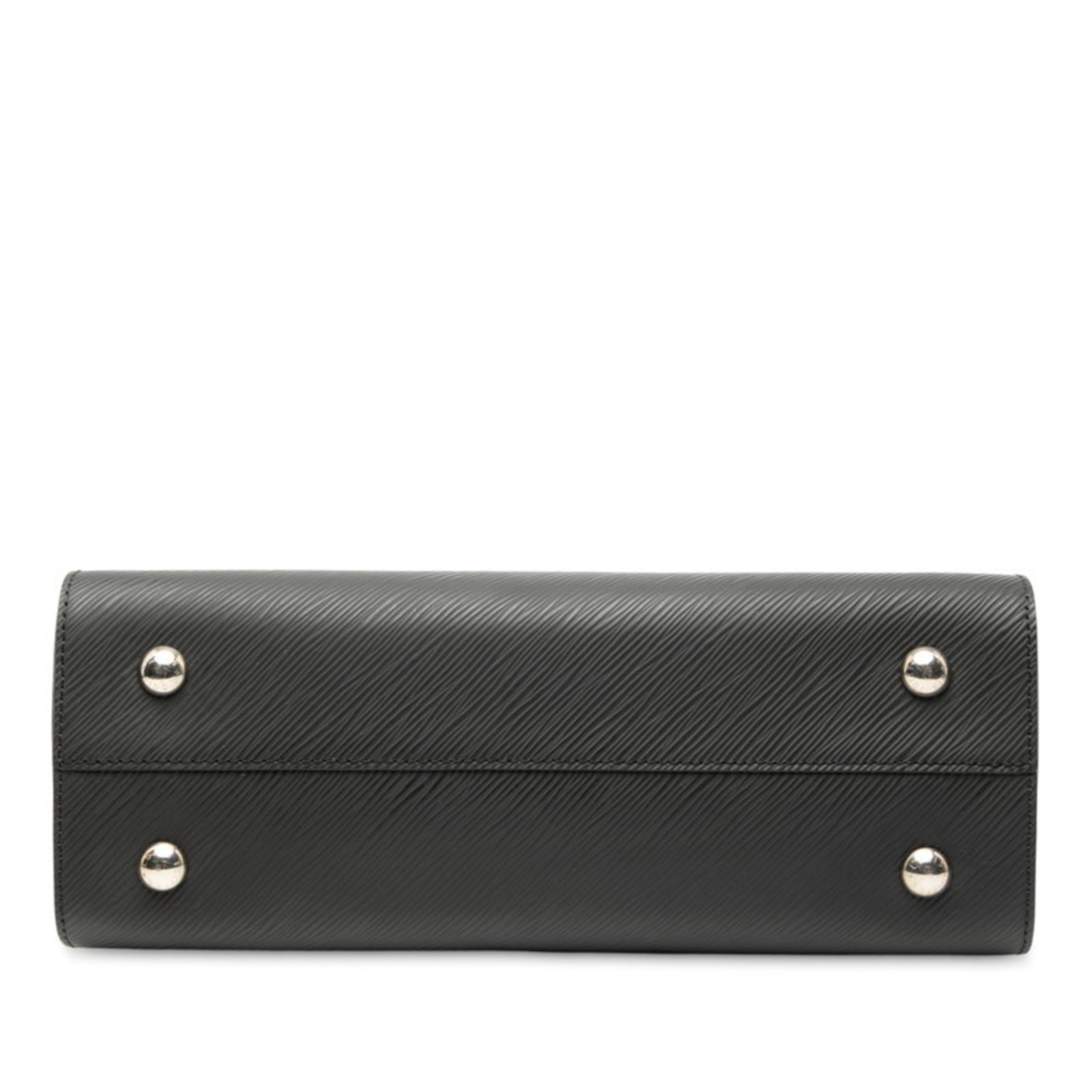 Louis Vuitton Black Noir Leather Handbag Shoulder Bag