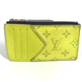 Louis Vuitton Taigarama Yellow Monogram Taiga Leather Coin Purse/Coin Case