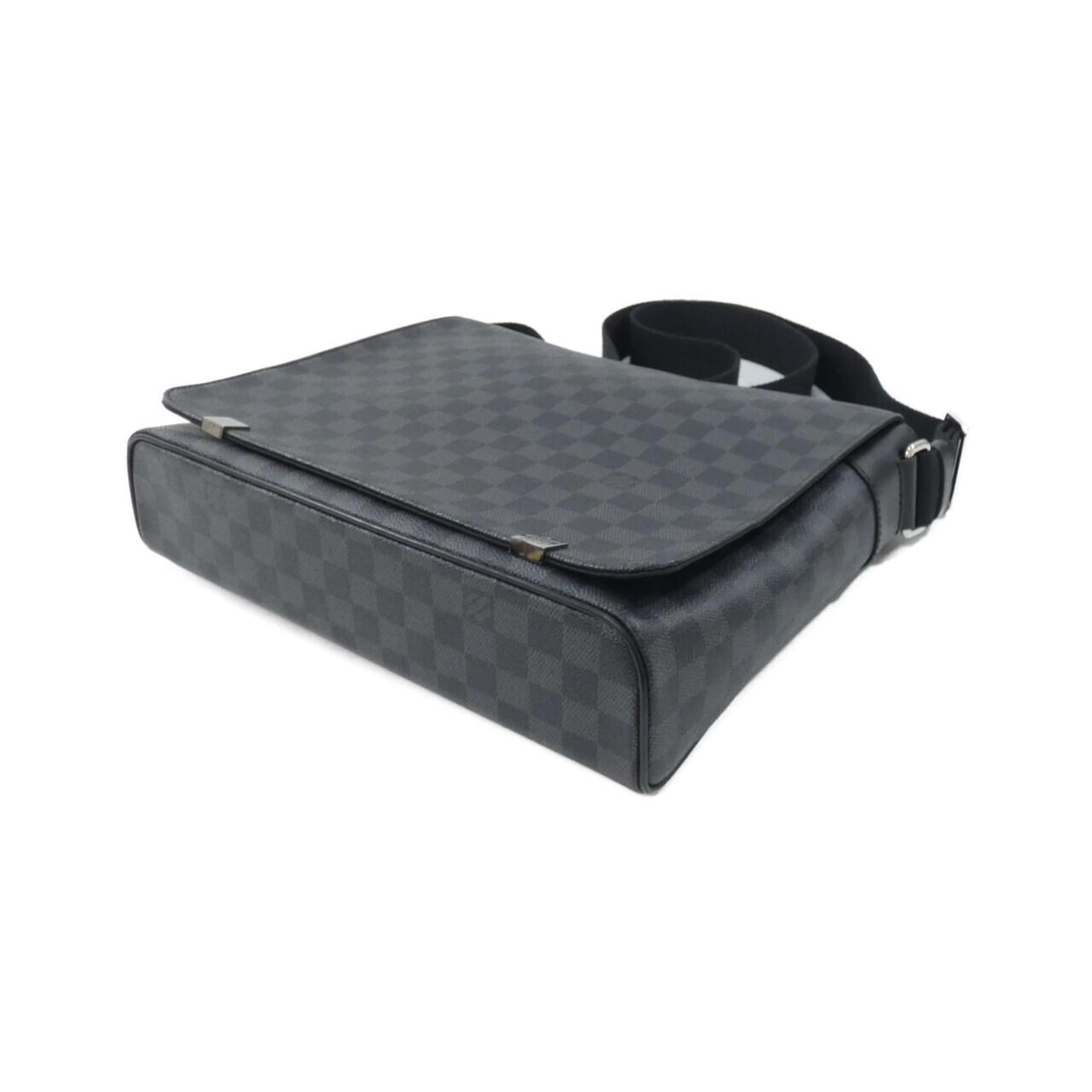 Louis Vuitton Graphite Coated Canvas Shoulder Bag