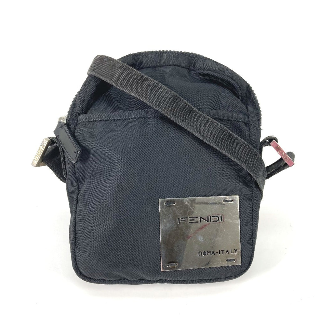 Fendi Black Cloth Shoulder Bag