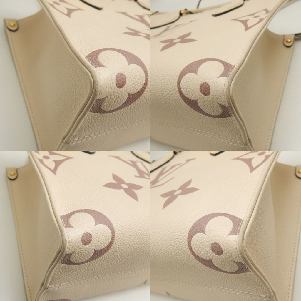 Louis Vuitton Cream Monogram Empreinte Tote Bag