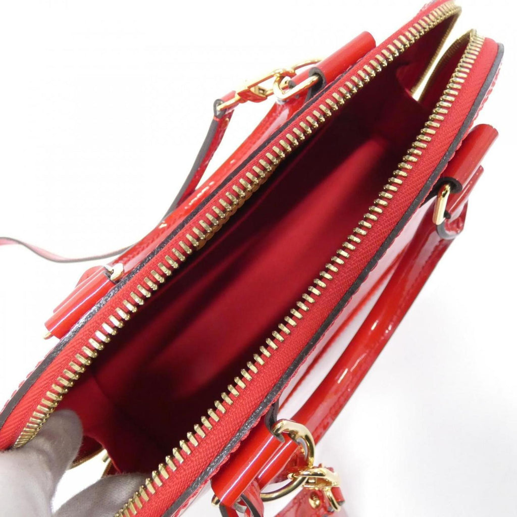 Louis Vuitton Cerise Red Color Leather Handbag