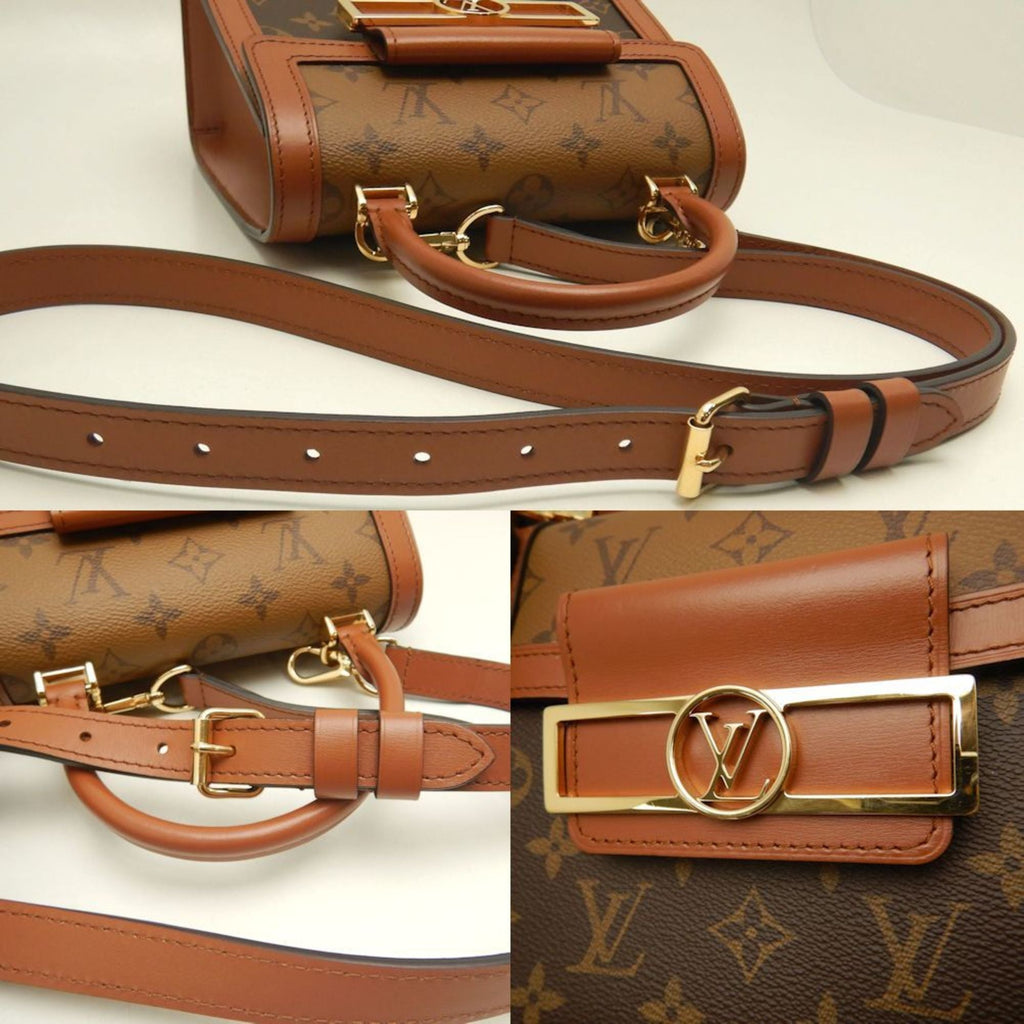 Louis Vuitton Monogram Reverse Brown Pvc Leather Handbag