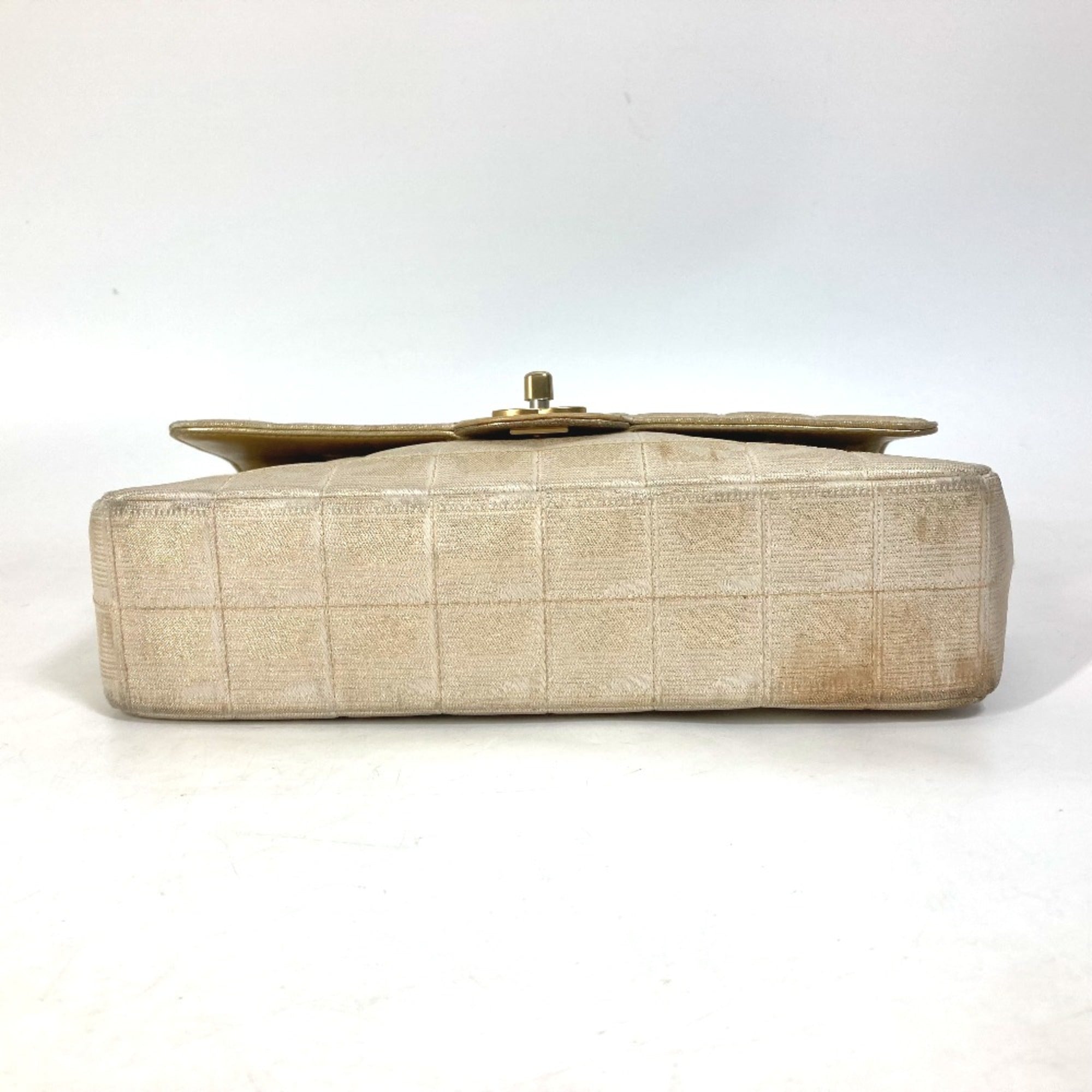 Chanel Beige Cloth Shoulder Bag