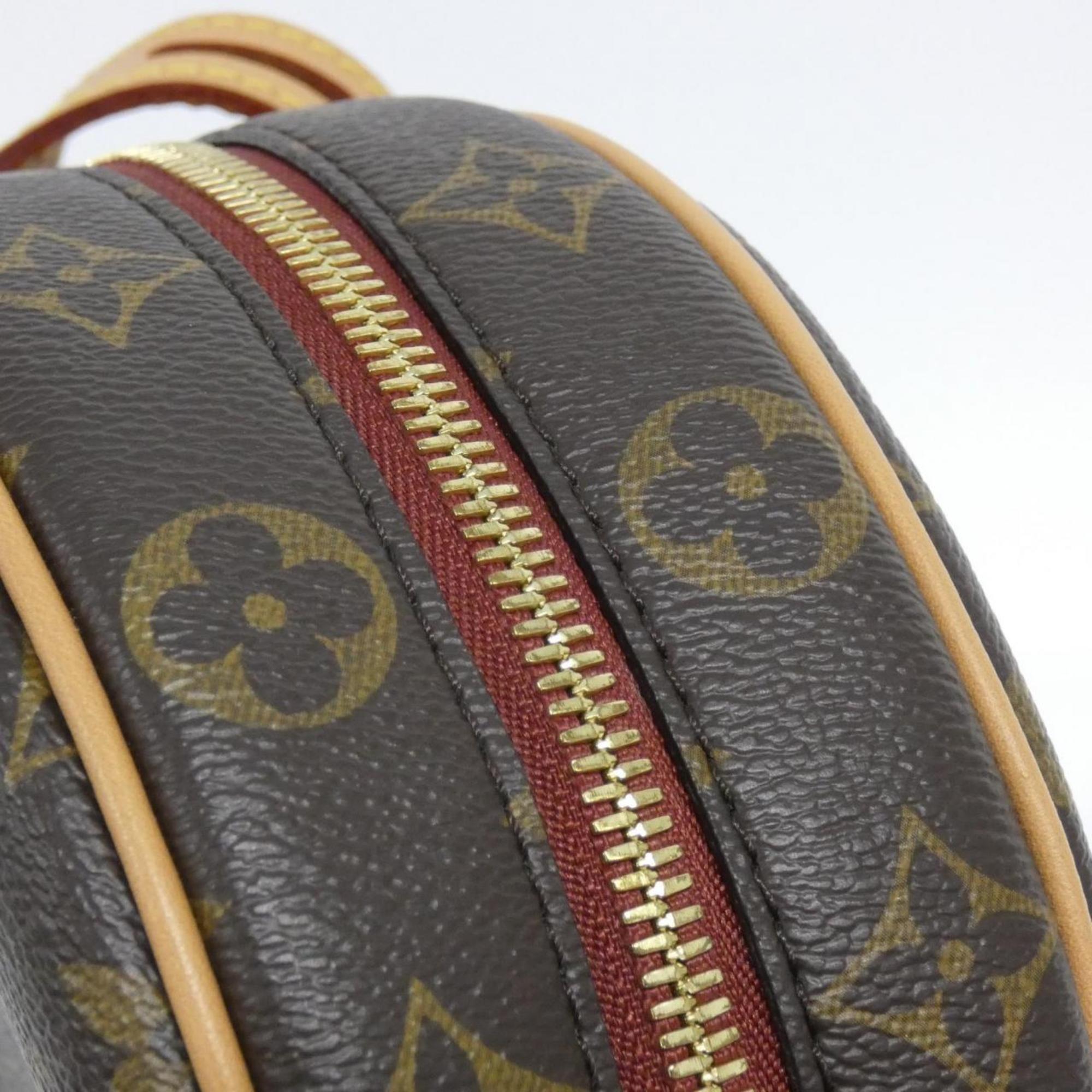 Louis Vuitton Brown Coated Canvas Shoulder Bag