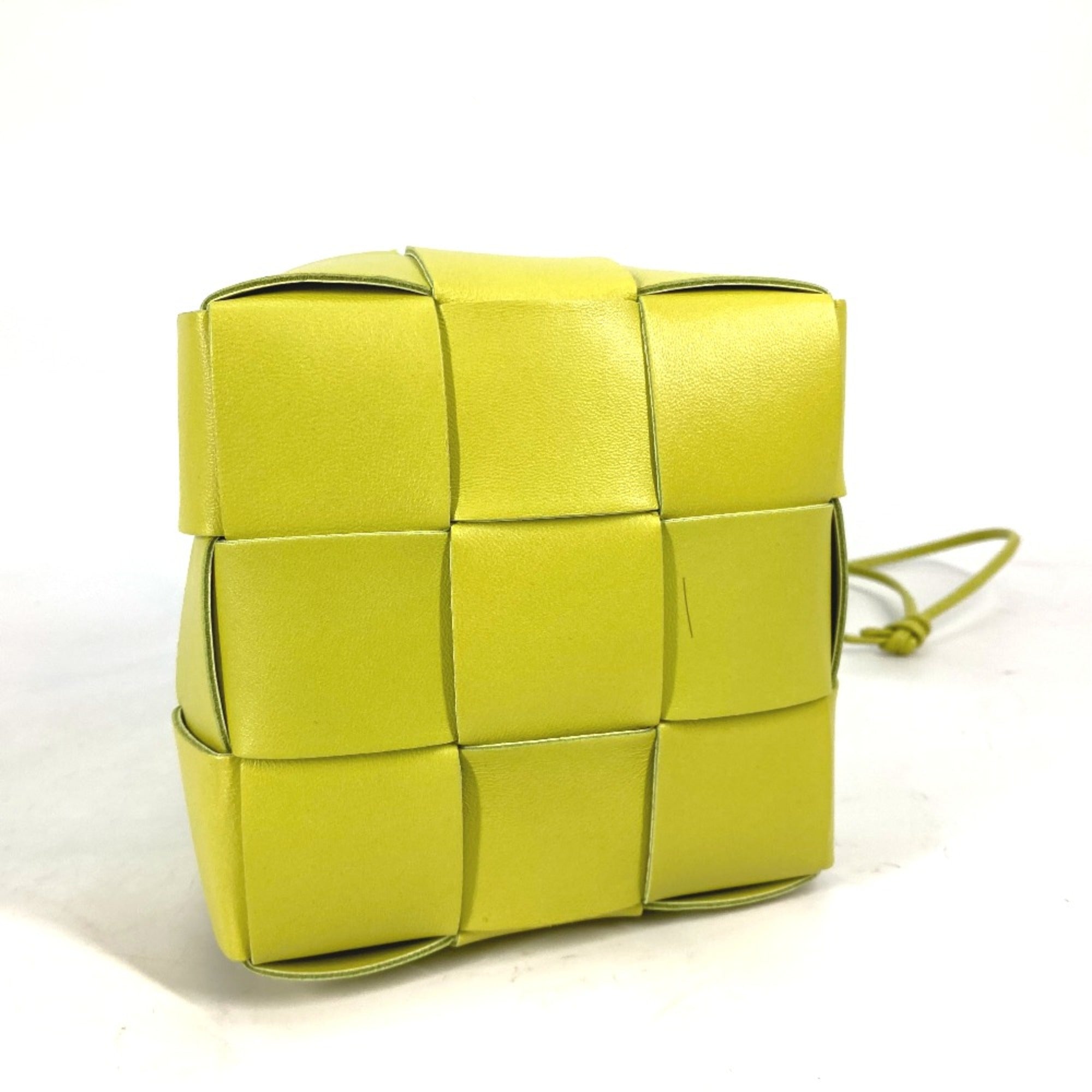 Bottega Veneta Green Leather Shoulder Bag