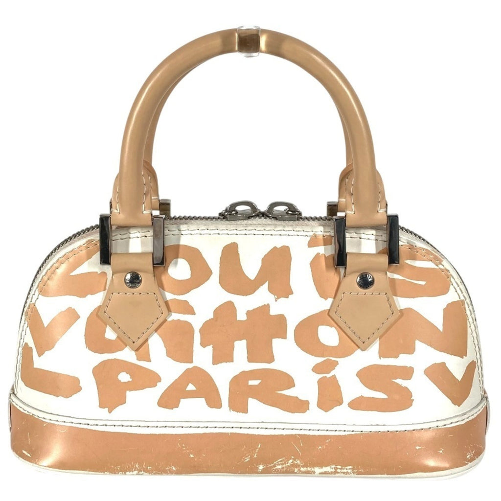 Louis Vuitton Monogram Graffiti Beige White Monogram Graffiti Handbag