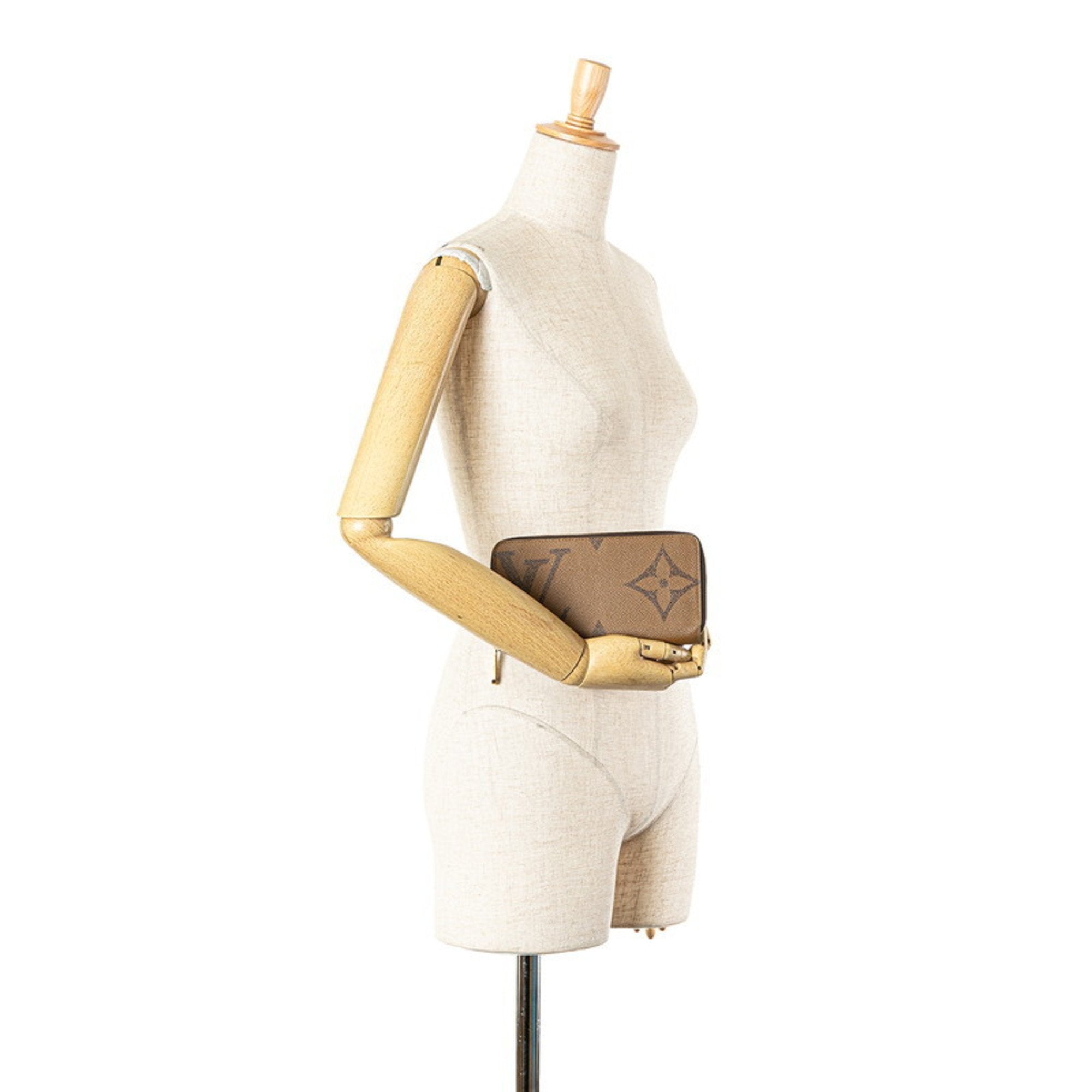 Louis Vuitton Brown Pvc Leather Long Wallet