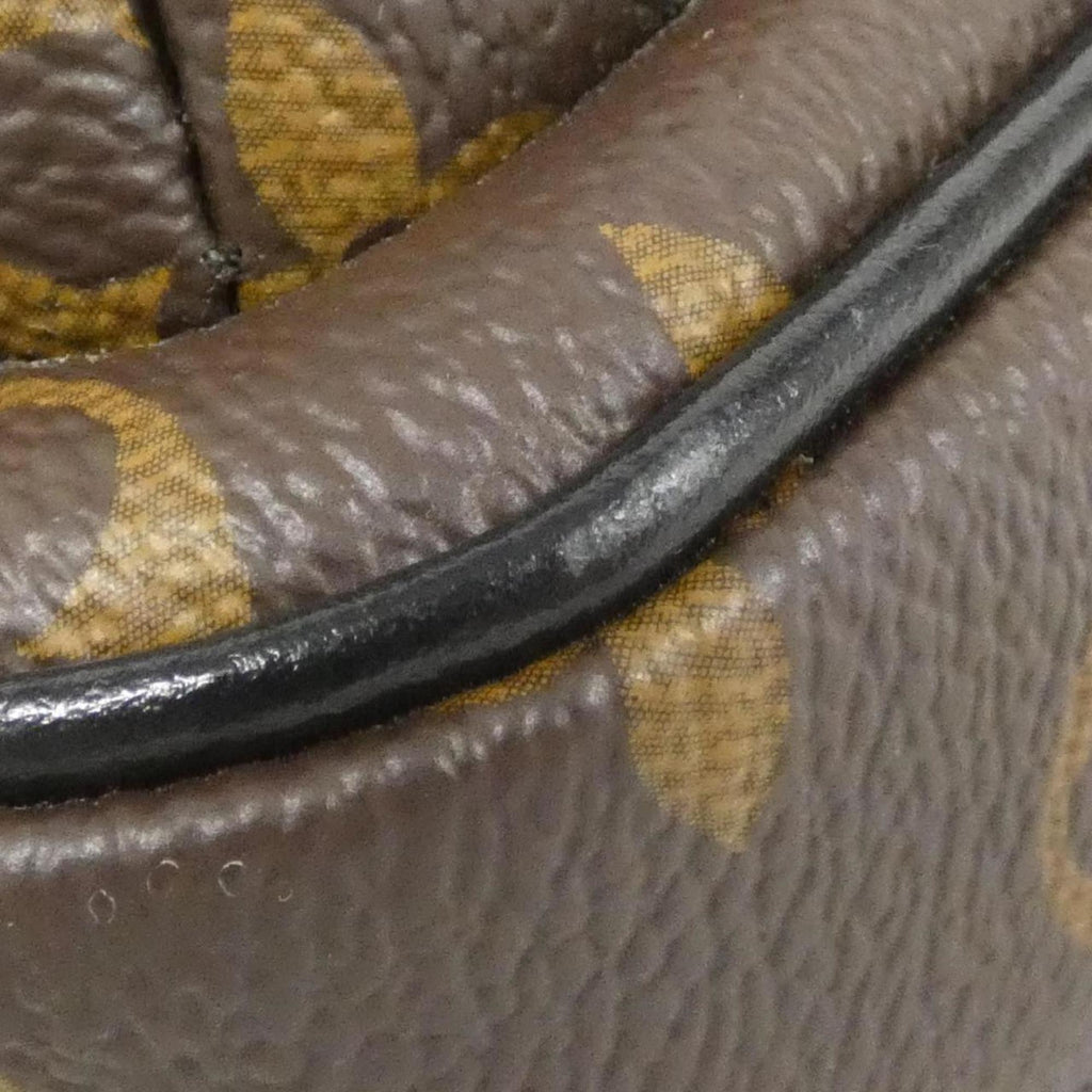 Louis Vuitton Brown Coated Canvas Shoulder Bag