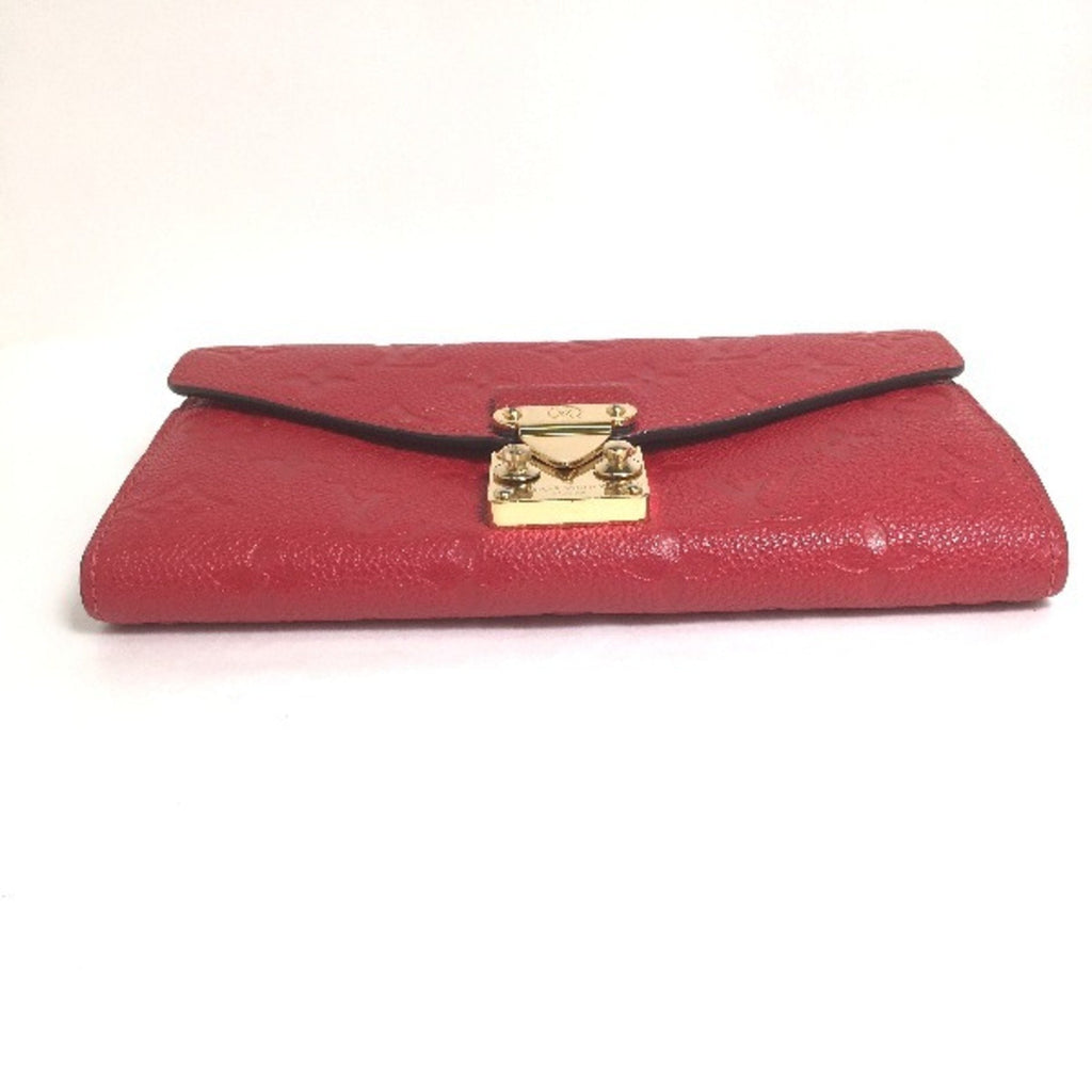 Louis Vuitton Red Color Monogram Long Wallet