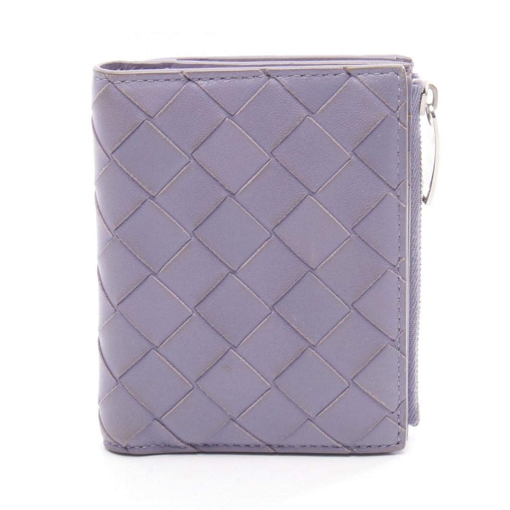 Bottega Veneta Purple Leather Wallet (Bi-Fold)