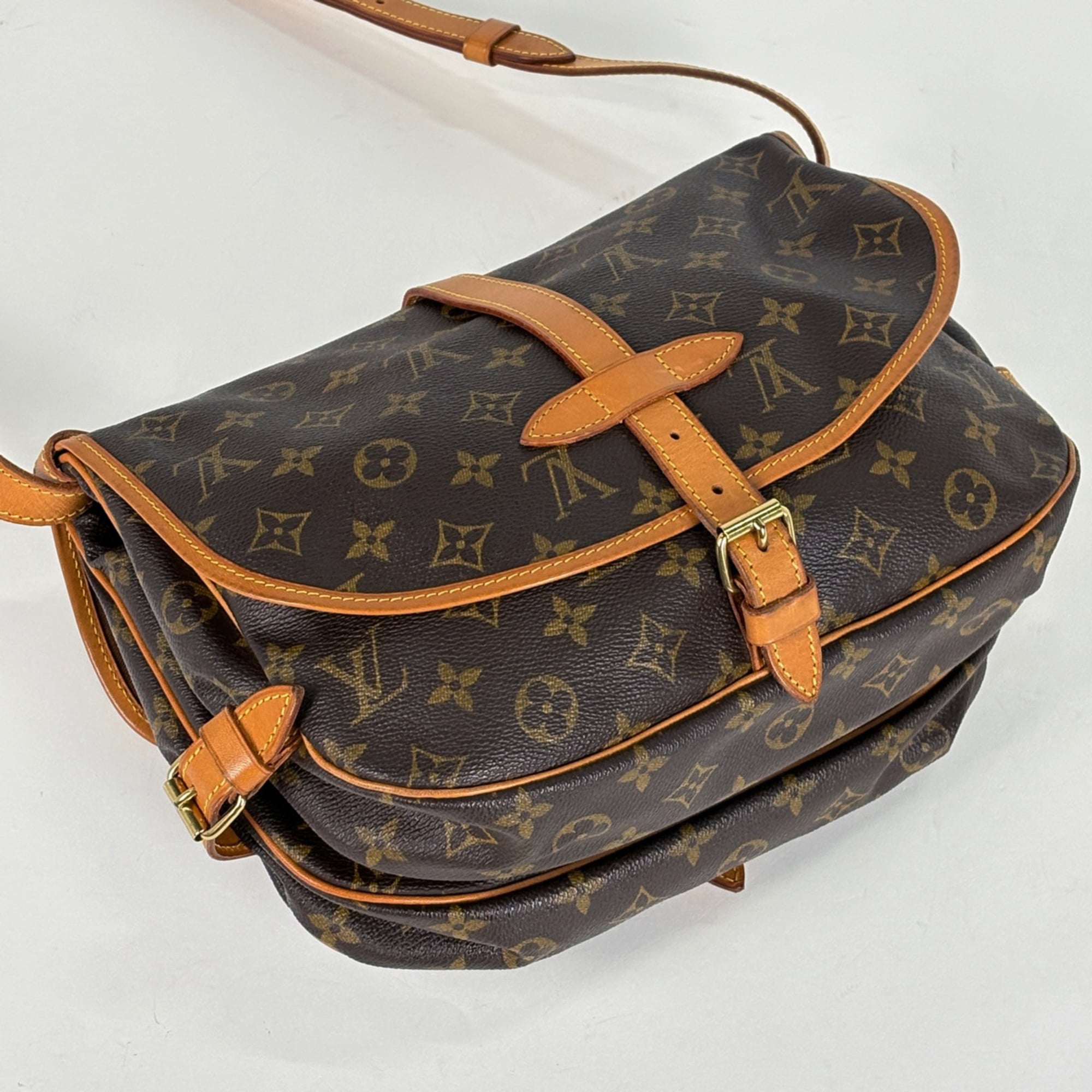 Louis Vuitton Brown Monogram Shoulder Bag