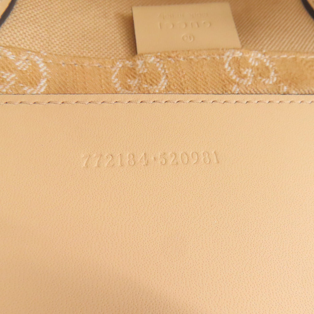 Gucci Beige Canvas Tote Bag (Pre-Owned)