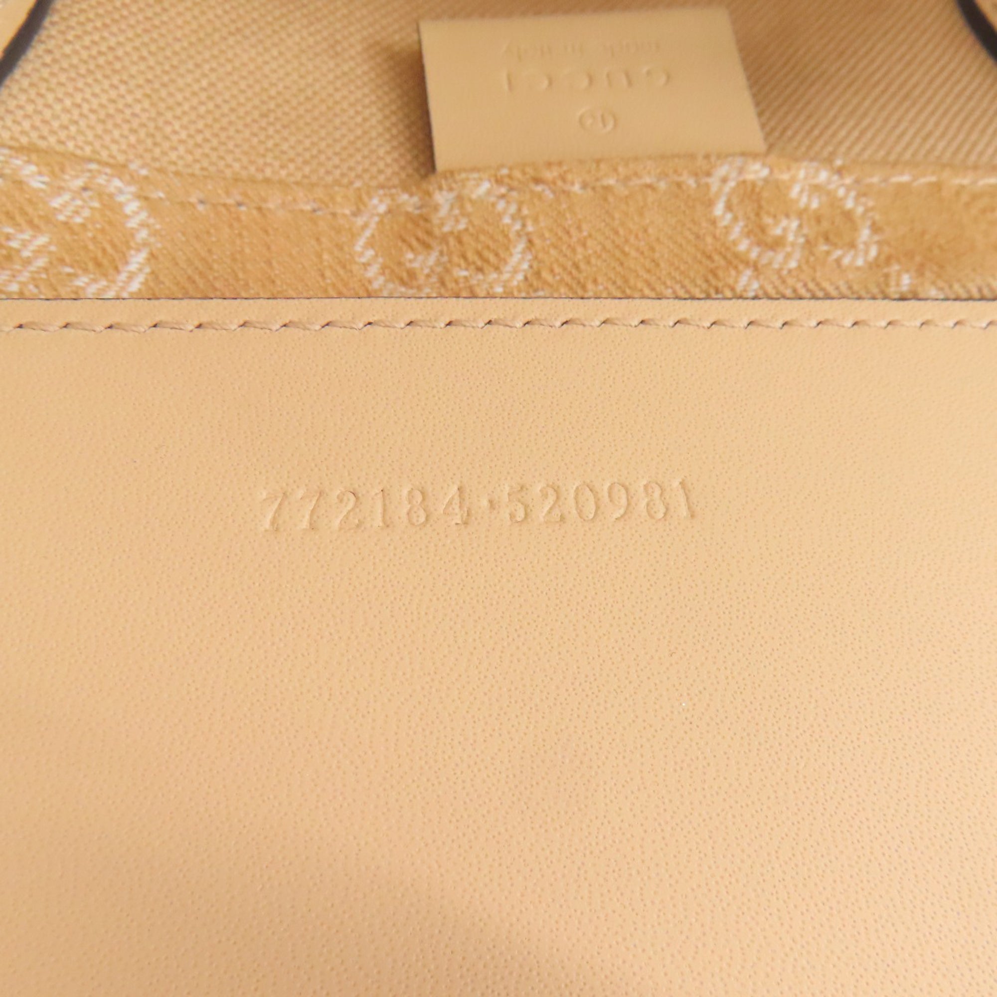 Gucci Beige Canvas Tote Bag (Pre-Owned)