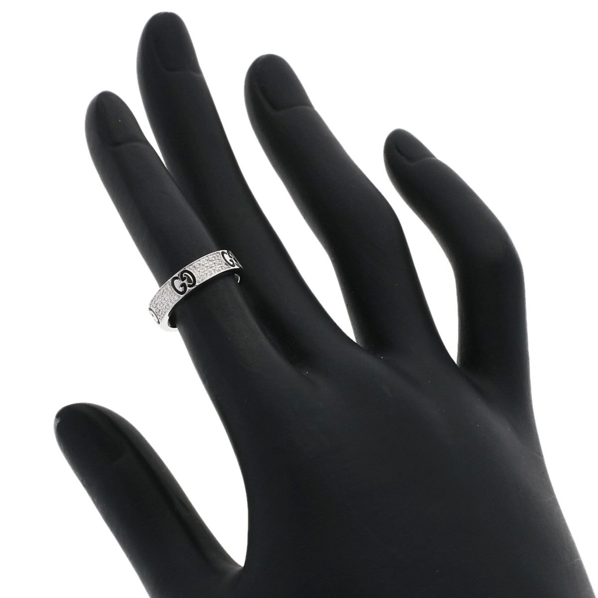 Gucci White Gold (18K) Band Ring (Pre-Owned)