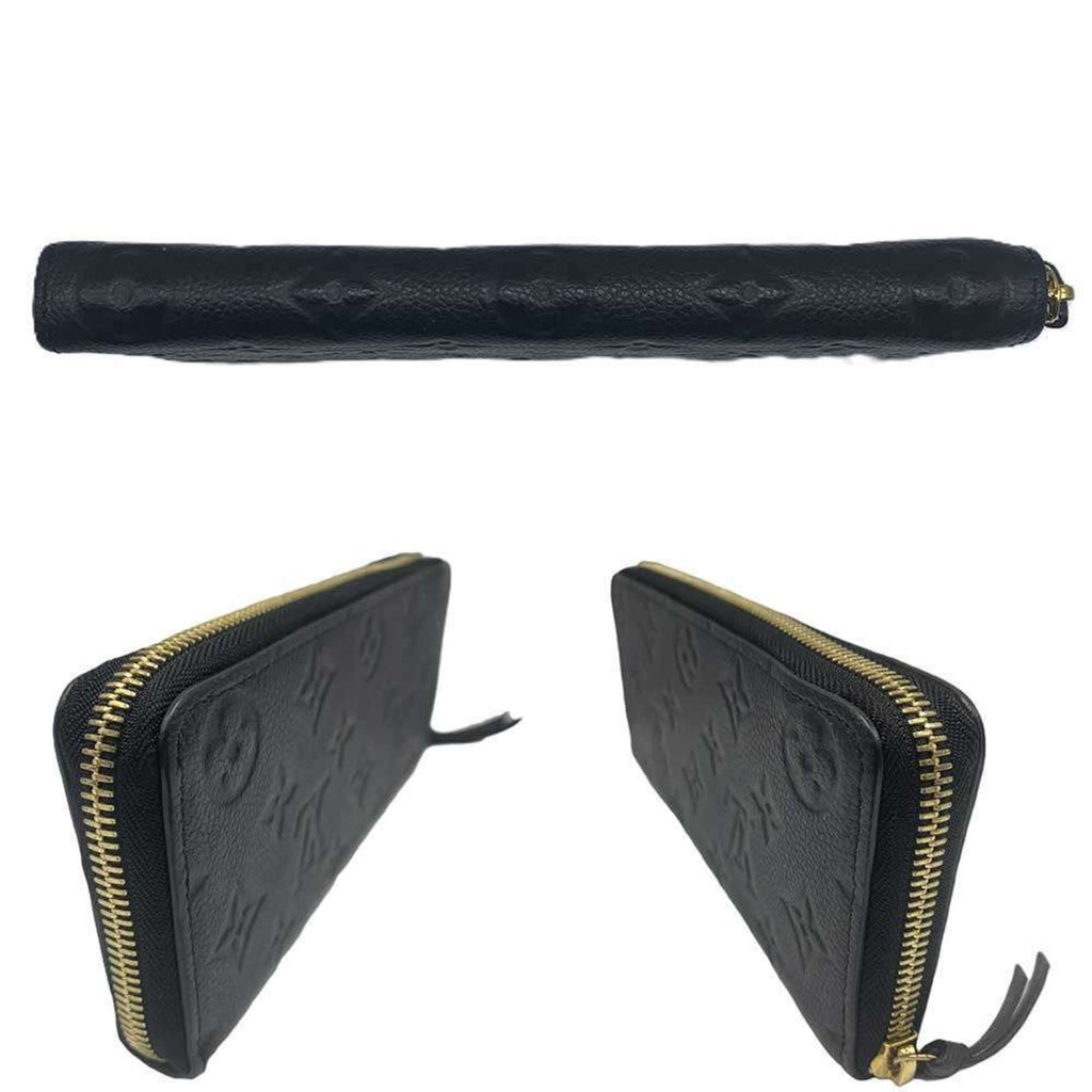 Louis Vuitton Black Monogram Empreinte Long Wallet