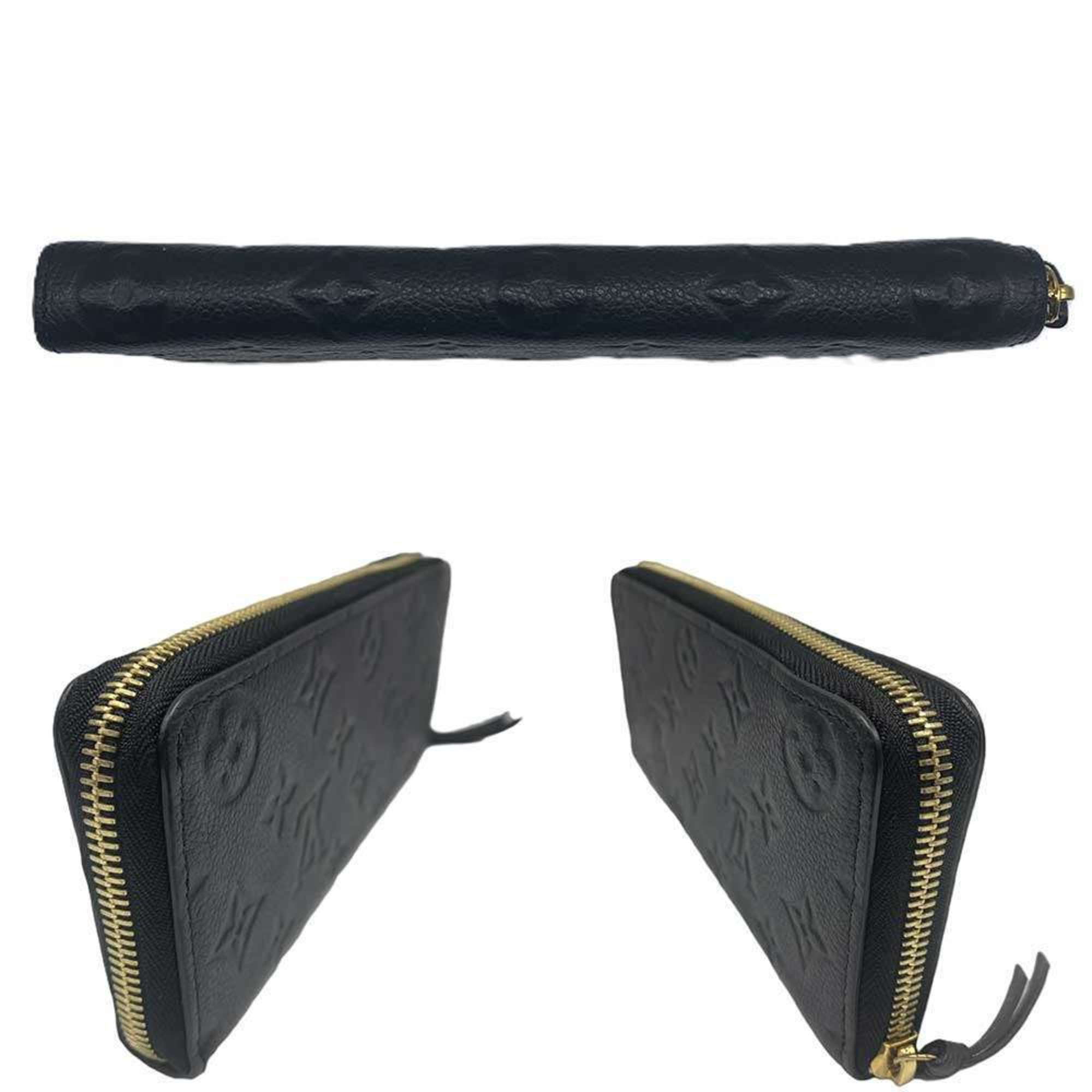 Louis Vuitton Black Monogram Empreinte Long Wallet