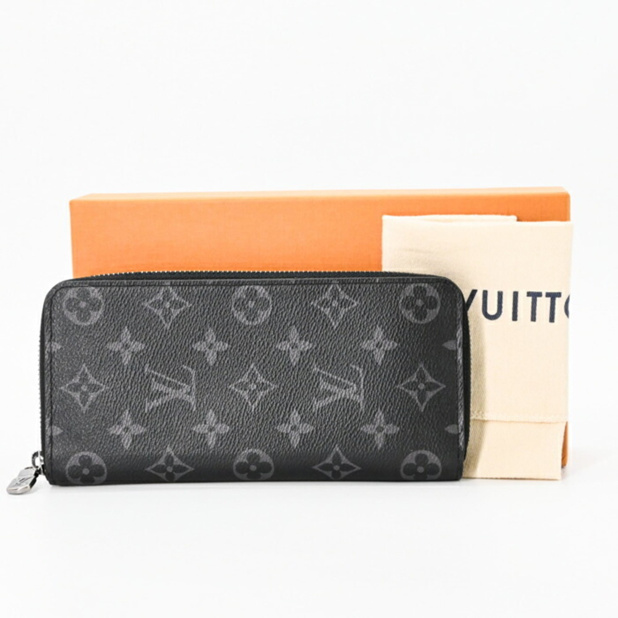 Louis Vuitton Black Monogram Eclipse Monogram Eclipse Long Wallet