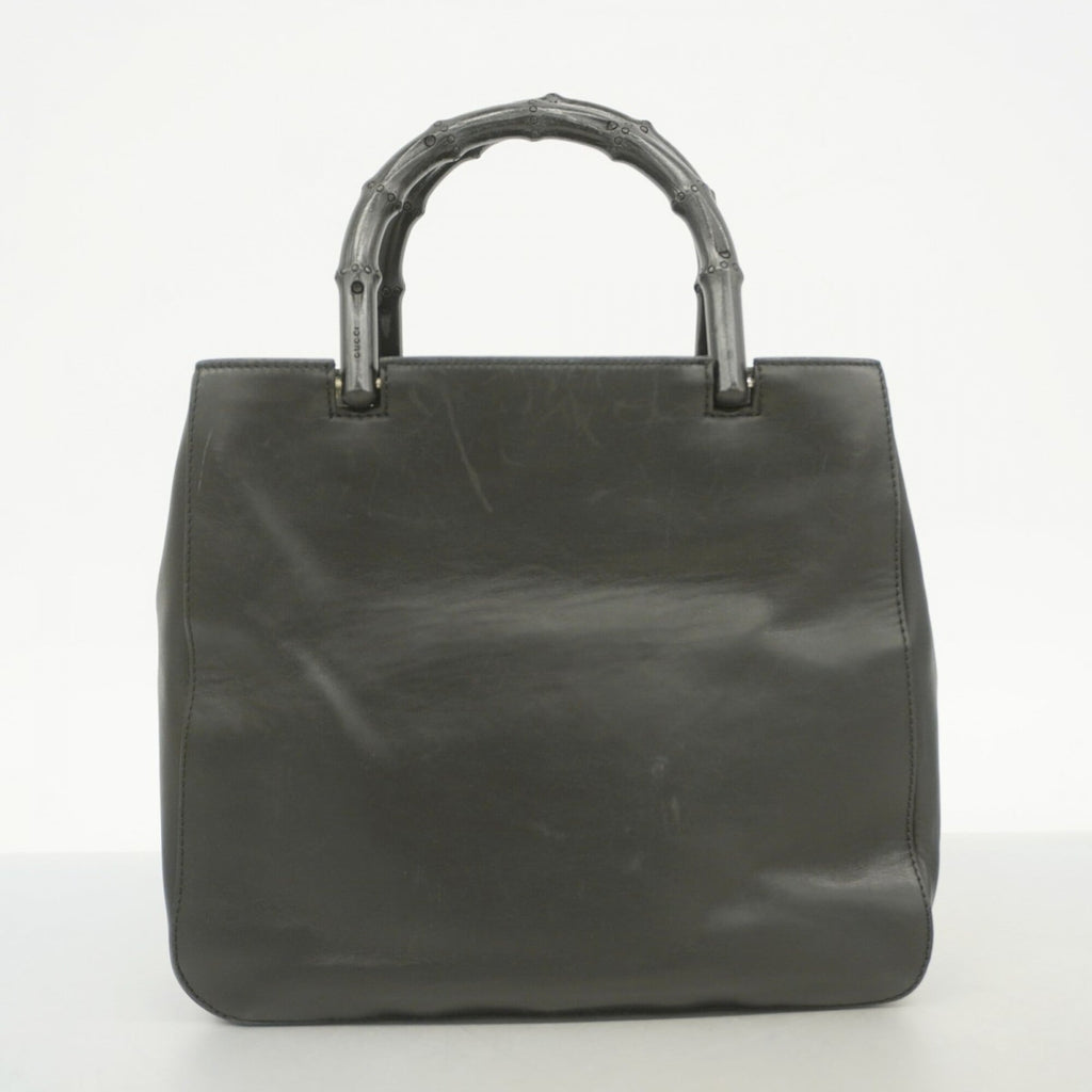 Gucci Black Leather Handbag (Pre-Owned)