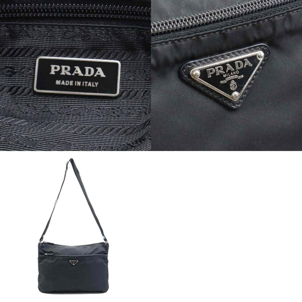 Prada Black Nylon Shoulder Bag
