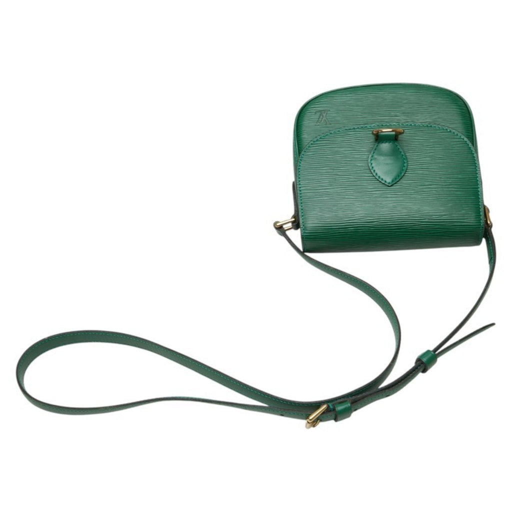 Louis Vuitton Epi Borneo Green Leather Shoulder Bag