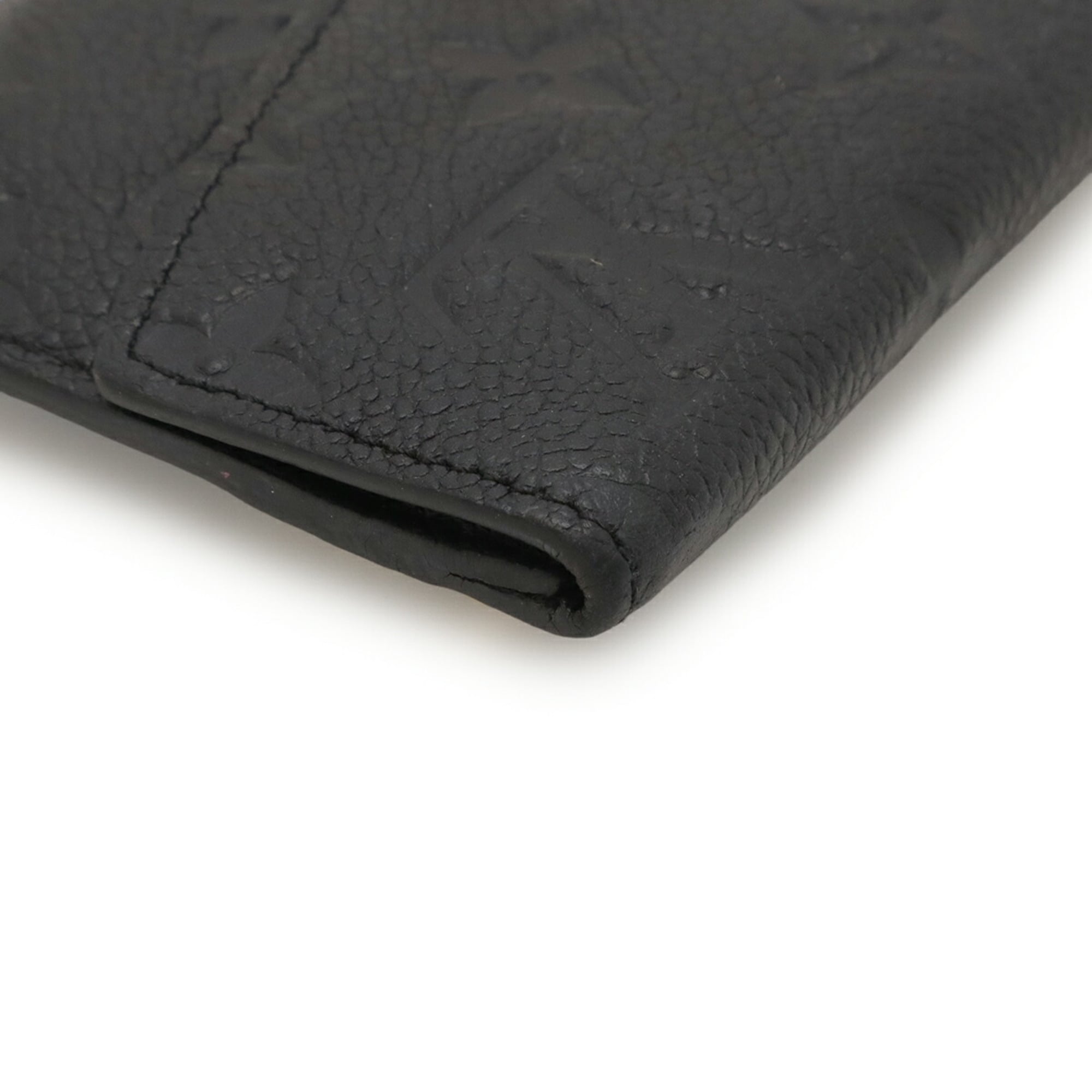 Louis Vuitton Black Noir Monogram Empreinte Leather Coin Purse/Coin Case
