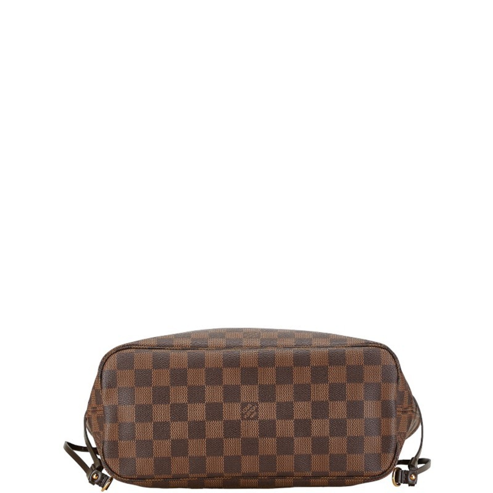 Louis Vuitton Brown Pvc Leather Handbag Pochette Pouch Tote Bag
