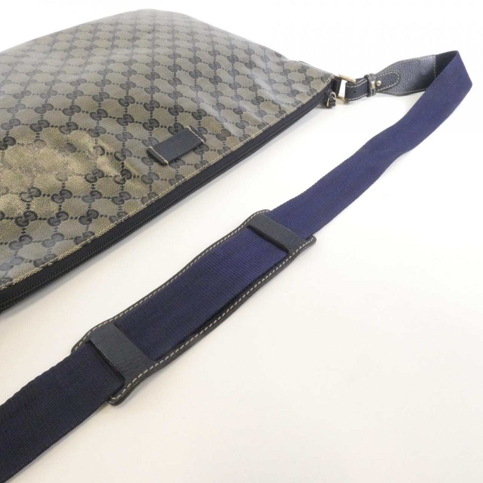 Gucci Blue Gg Crystal Shoulder Bag (Pre-Owned)