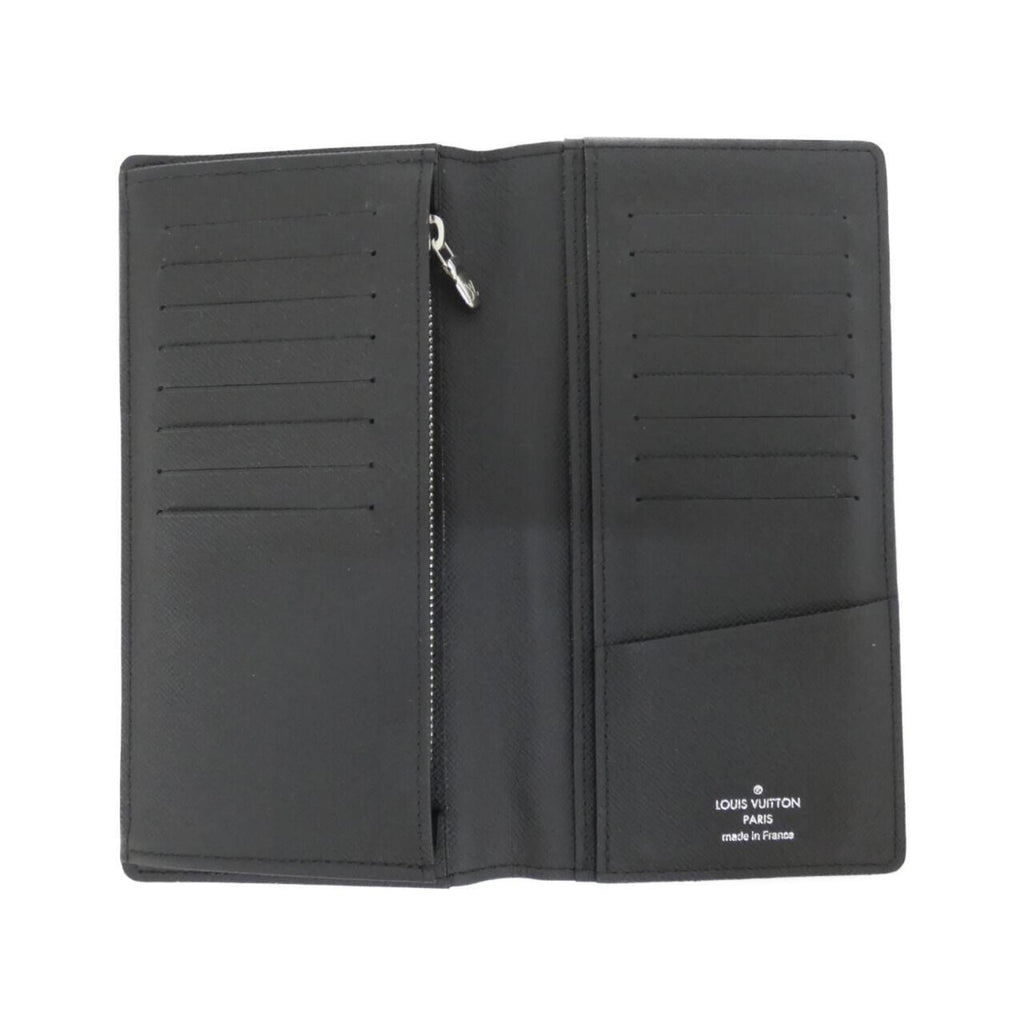 Louis Vuitton Black Leather Long Wallet