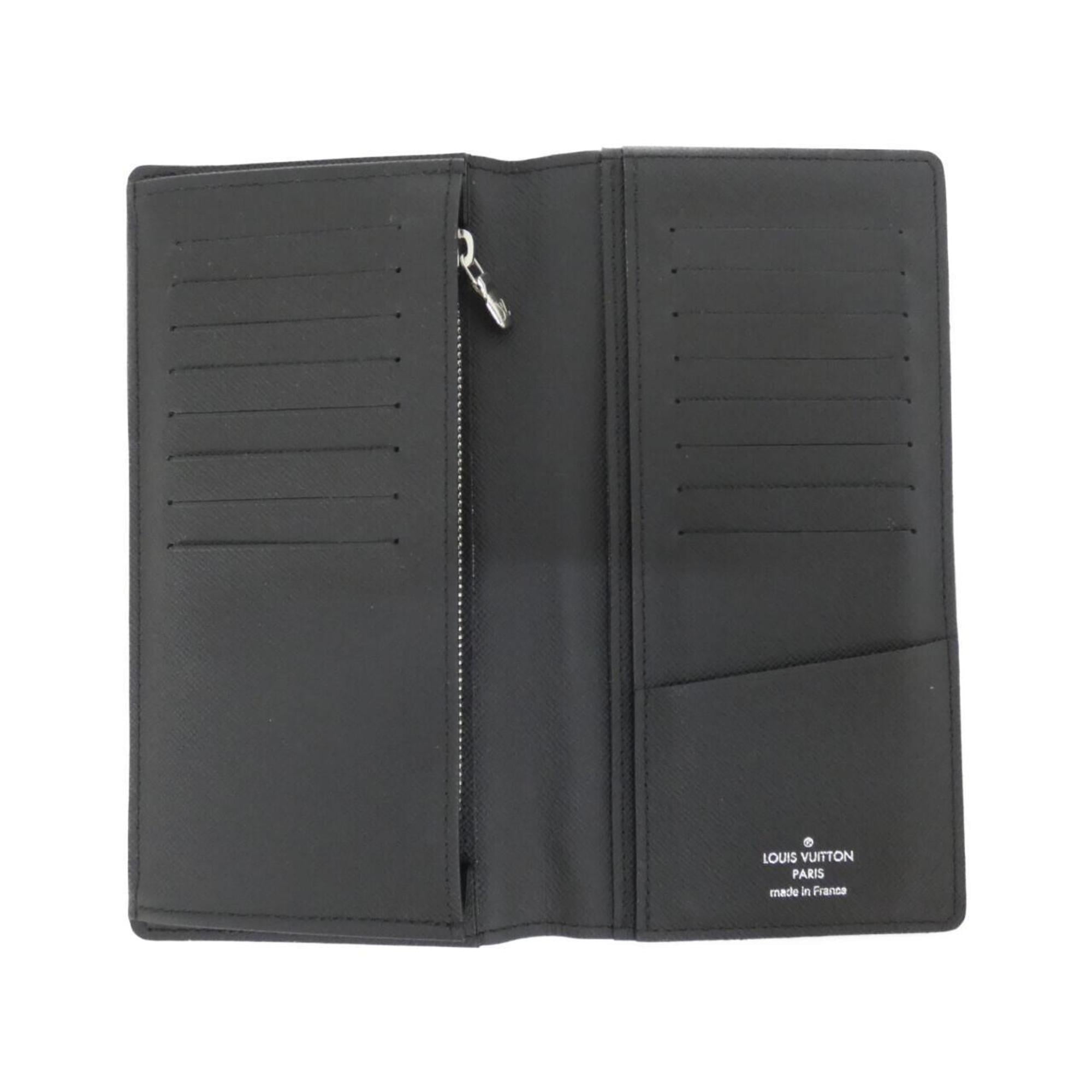 Louis Vuitton Black Leather Long Wallet