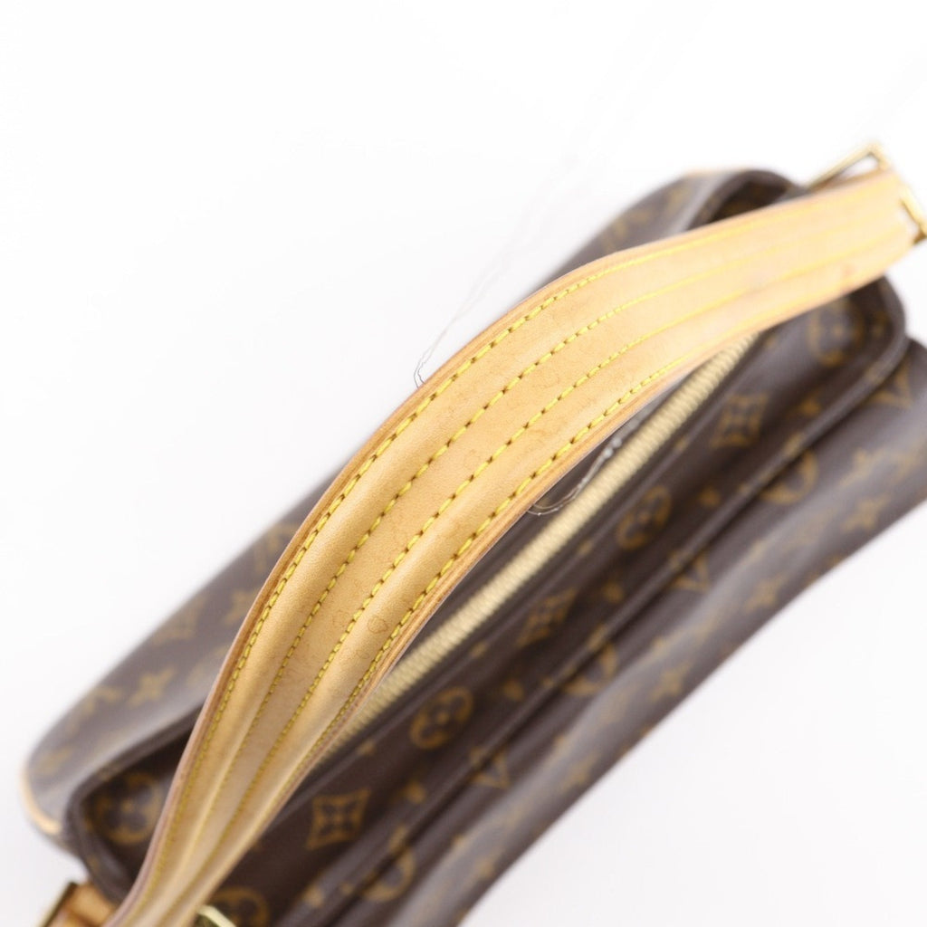 Louis Vuitton Brown Monogram Canvas Shoulder Bag