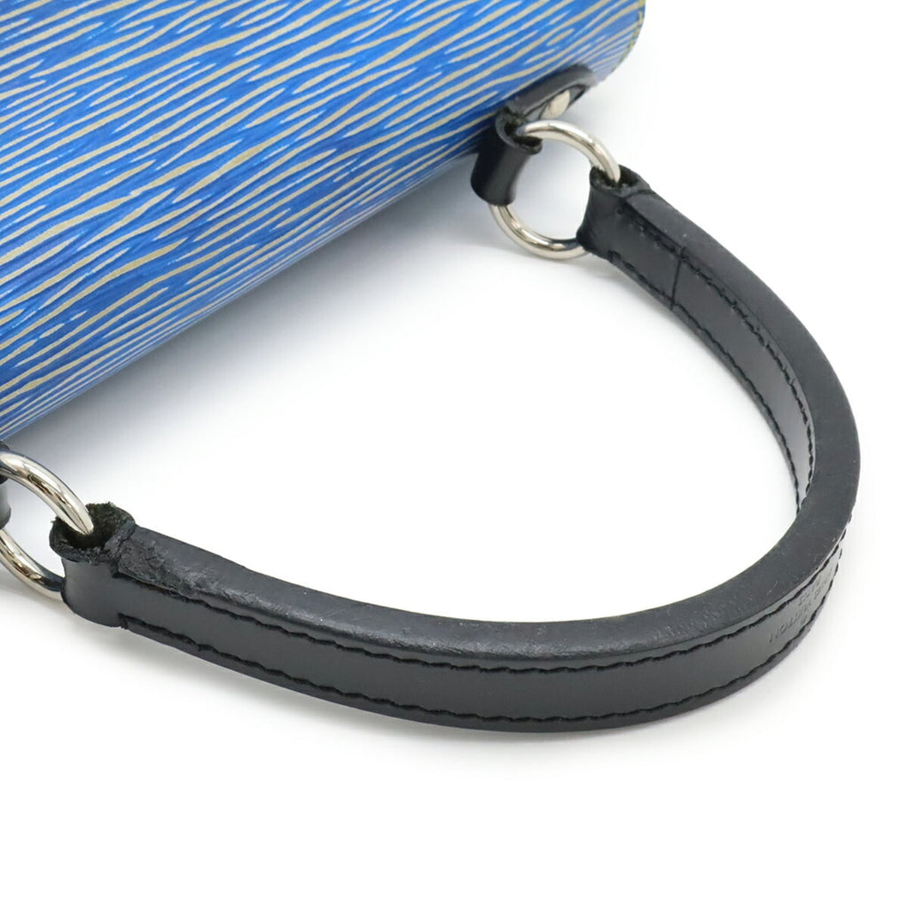 Louis Vuitton Blue Epi Leather Handbag Shoulder Bag