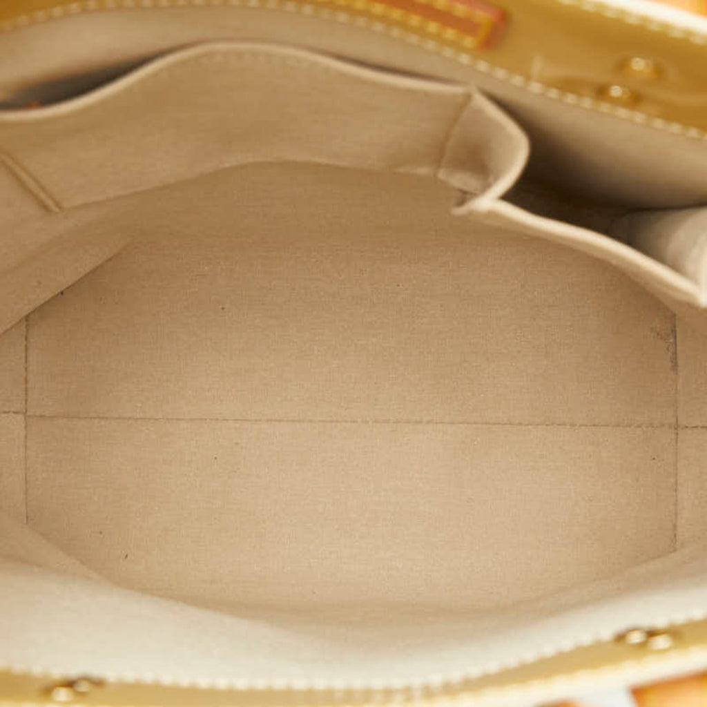 Louis Vuitton Beige Monogram Vernis Handbag Tote Bag