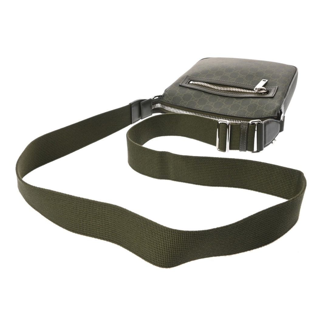 Gucci Green Pvc Shoulder Bag (Pre-Owned)