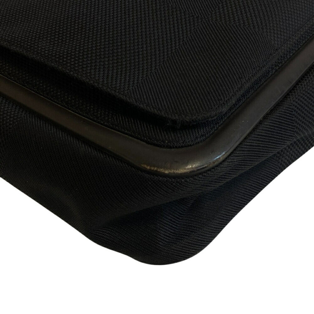 Louis Vuitton Black Canvas Messenger Bag Shoulder Bag
