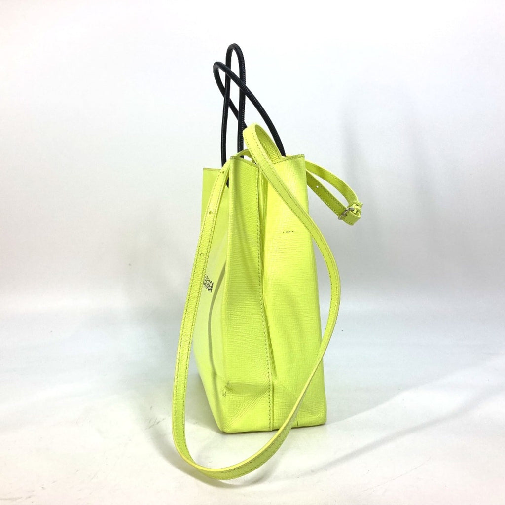 Balenciaga Yellow Leather Tote