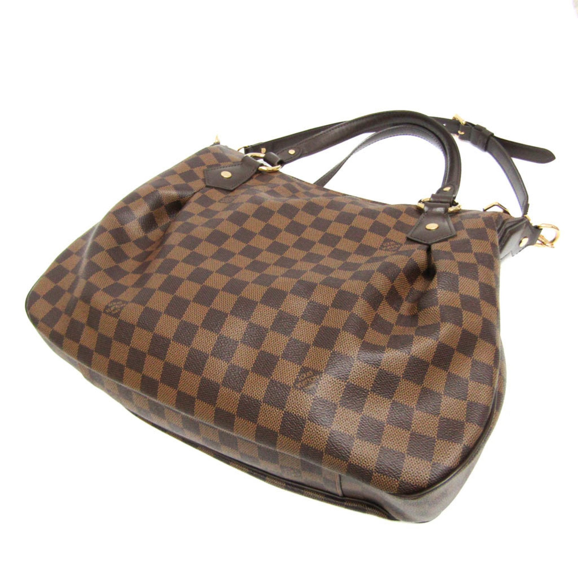 Louis Vuitton Damier Ebene Damier Canvas Handbag Shoulder Bag