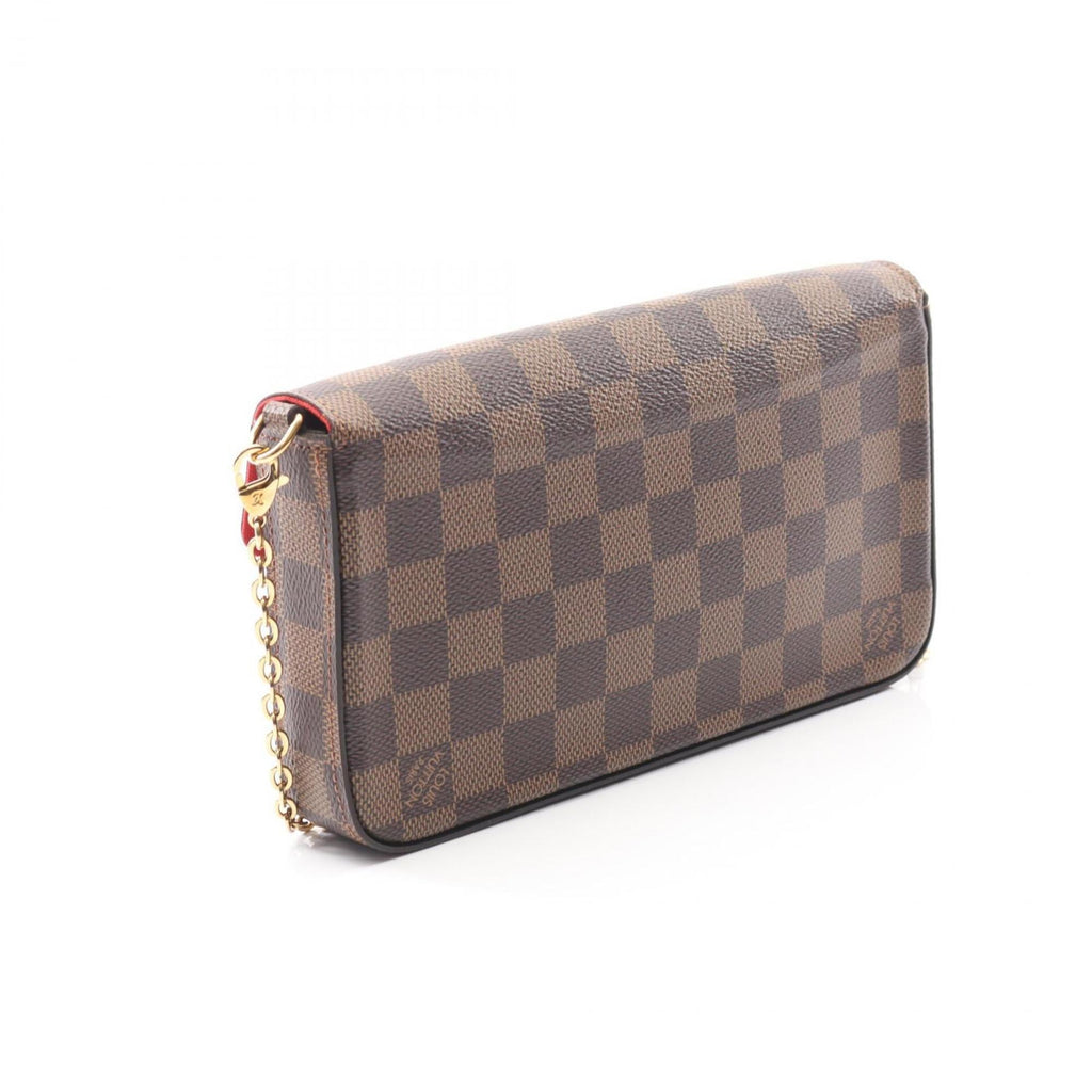 Louis Vuitton Brown Damier Canvas Coated Canvas Pochette Shoulder Bag