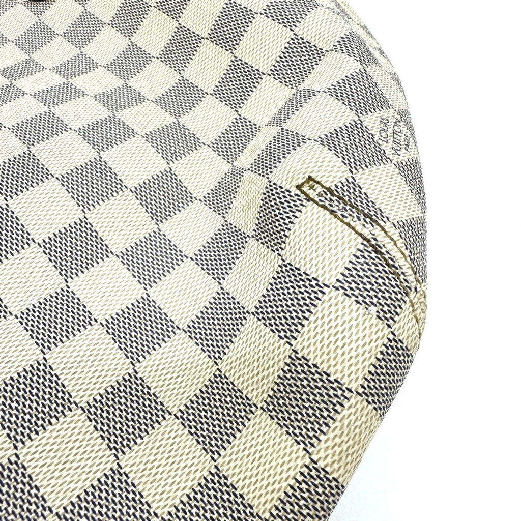 Louis Vuitton White Damier Azur Shoulder Bag Tote Bag