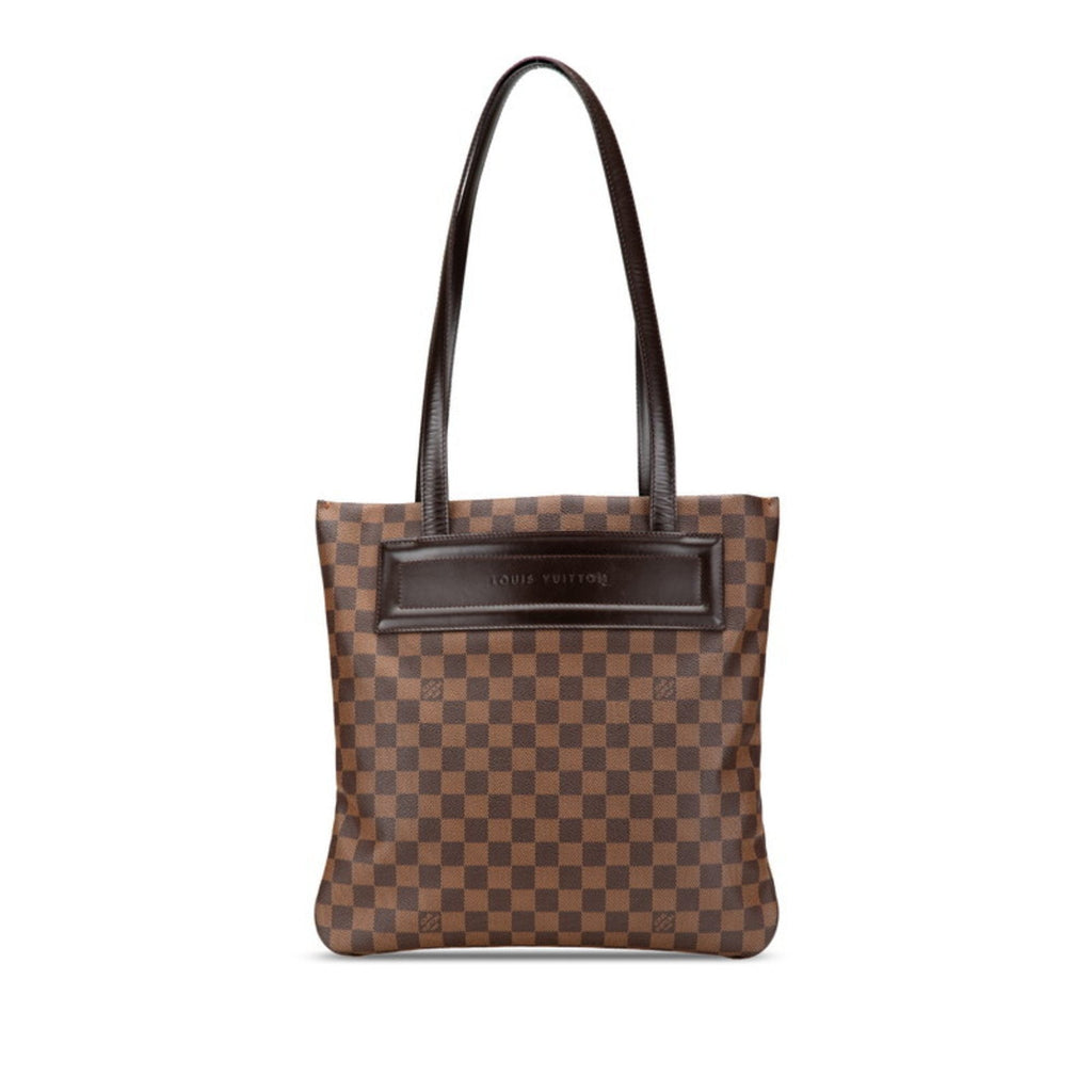 Louis Vuitton Damier Brown Pvc Leather Tote Bag