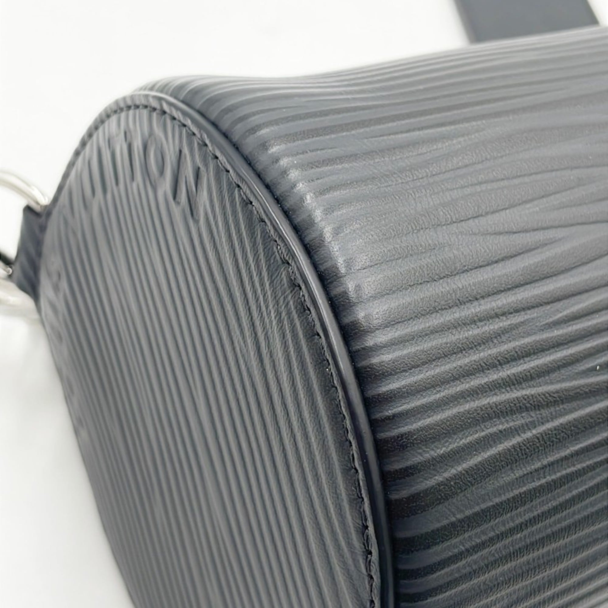 Louis Vuitton Epi Black Epi Leather Handbag