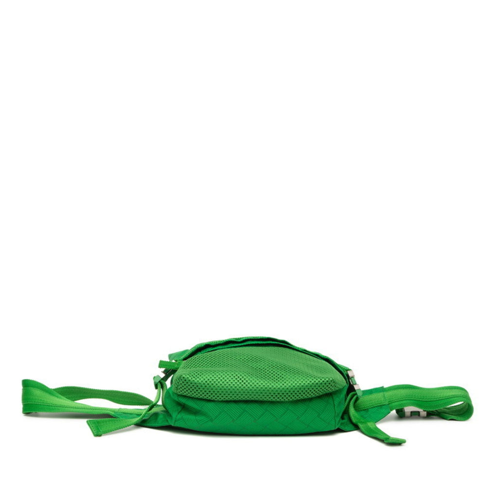 Bottega Veneta Green Nylon Sling Bag