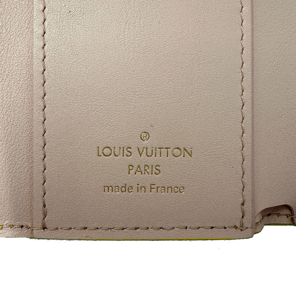 Louis Vuitton Taurillon Yellow Leather Wallet (Tri-Fold)