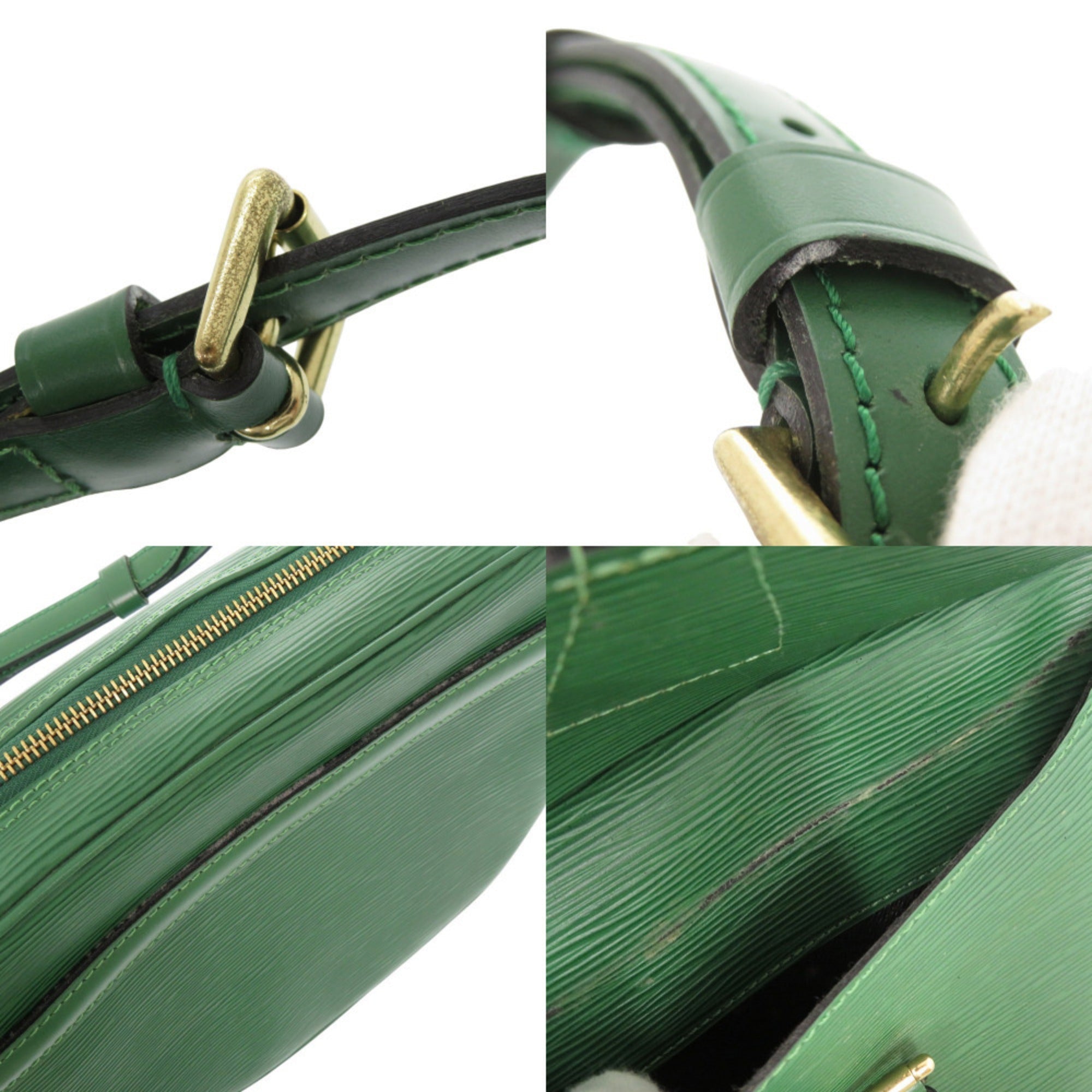 Louis Vuitton Green Epi Leather Shoulder Bag
