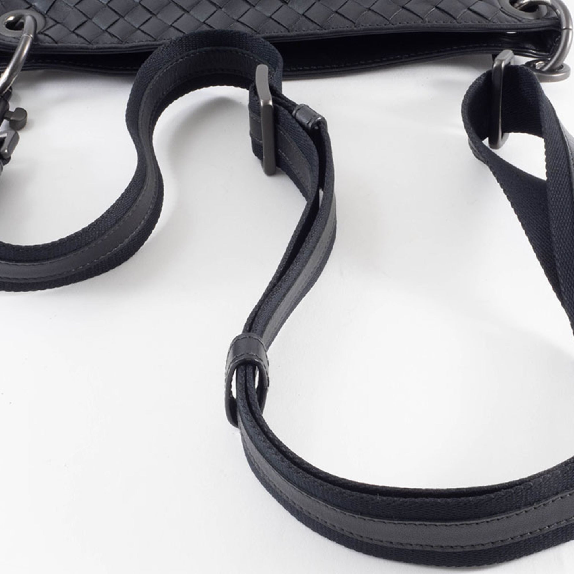 Bottega Veneta Black Leather Shoulder Bag