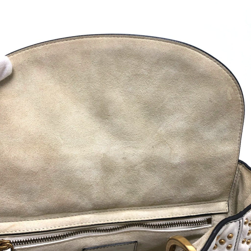 Christian Dior White Leather Handbag (Pre-Owned)