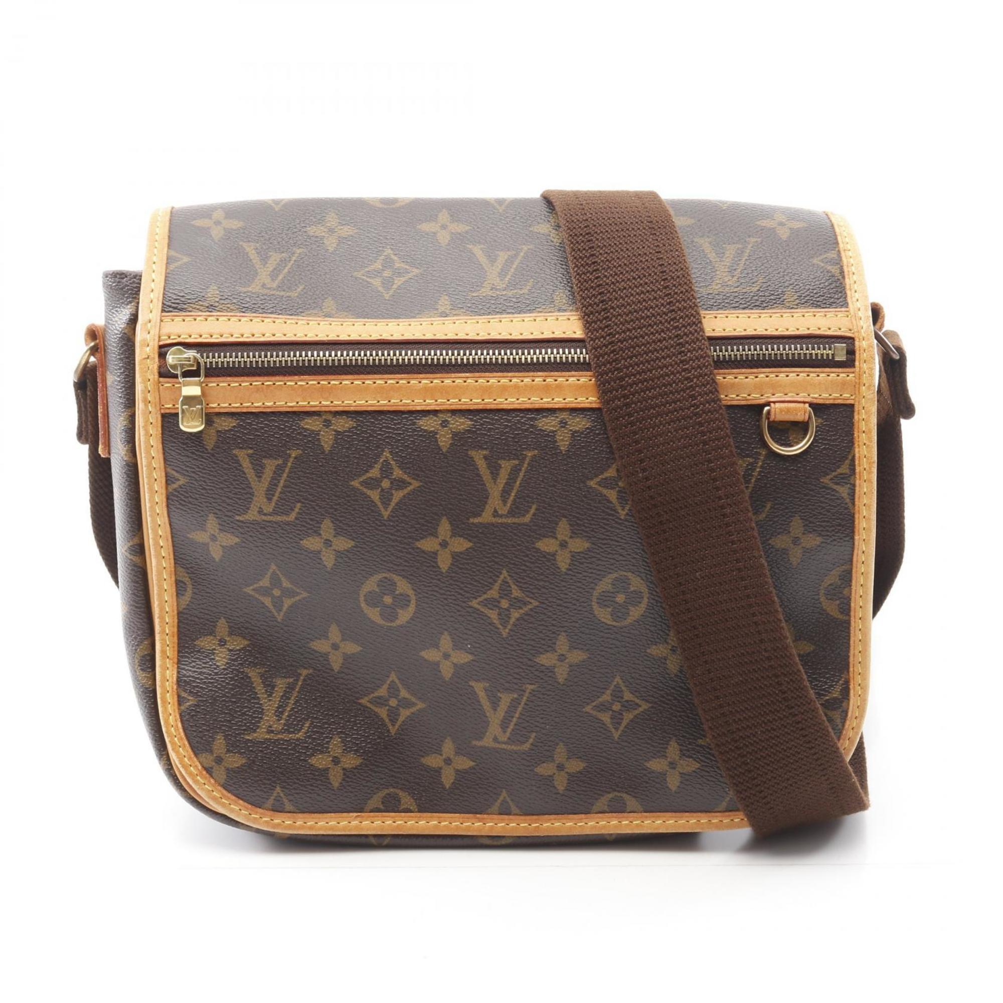 Louis Vuitton Brown Pvc Leather Shoulder Bag