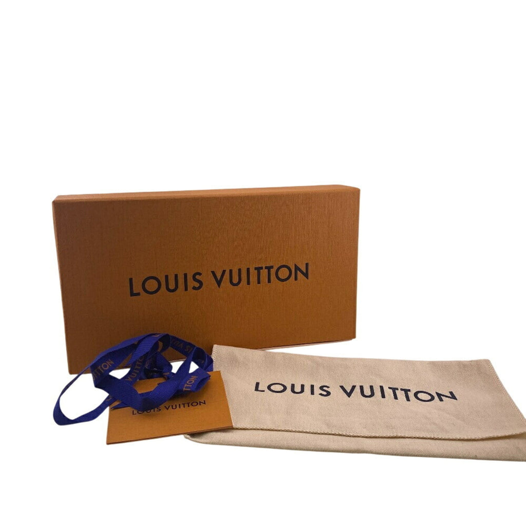 Louis Vuitton Damier Brown Rose Ballerine Leather Long Wallet