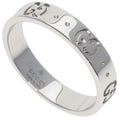 Gucci Icon White Gold (18K) Band Ring (Pre-Owned)