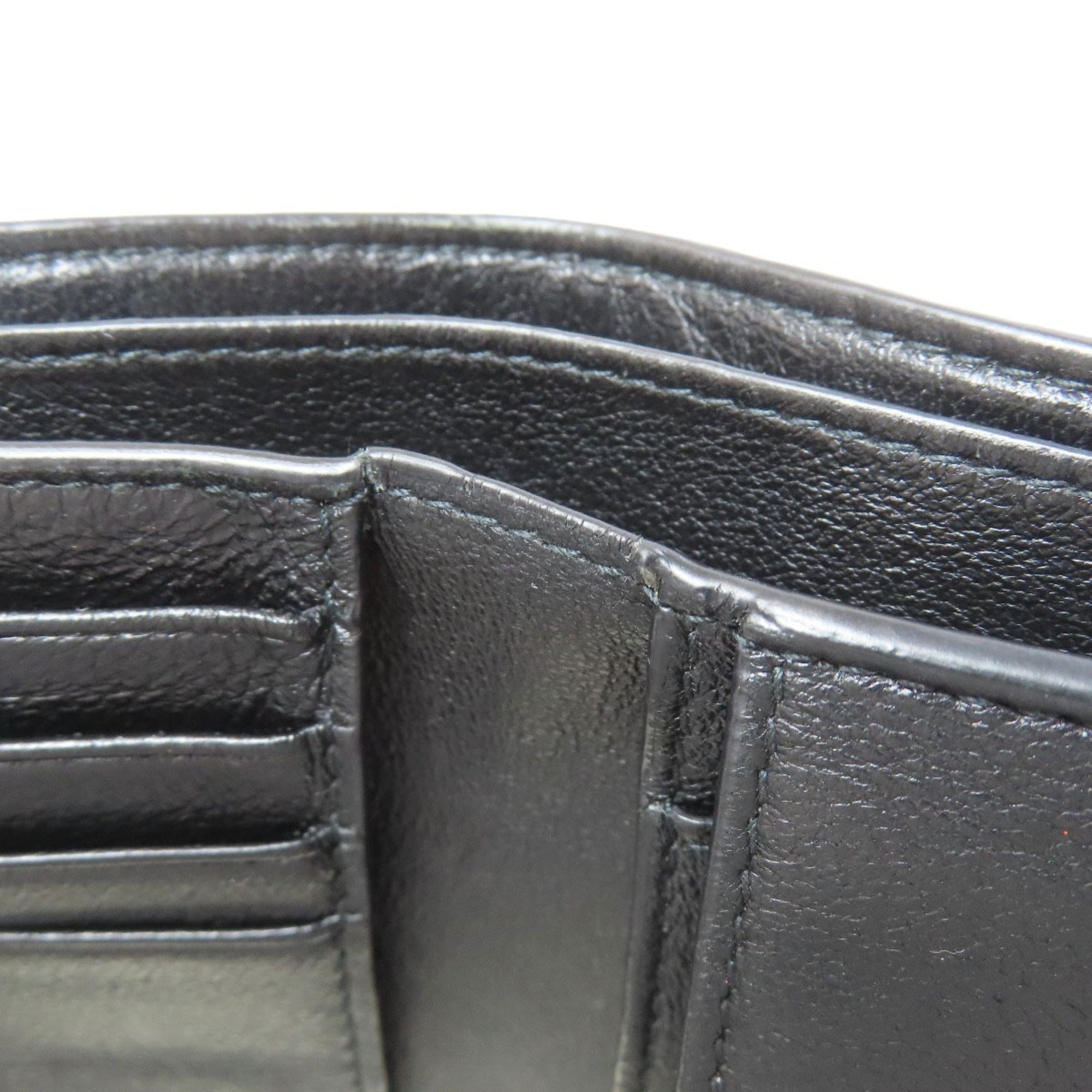 Balenciaga Black Leather Wallet (Bi-Fold)